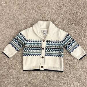Janie and Jack Shawl Collar Cardigan